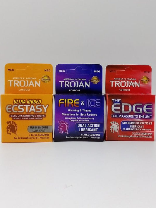 Trojan Condoms Deal Pack - 3 x 3 Condoms Pack